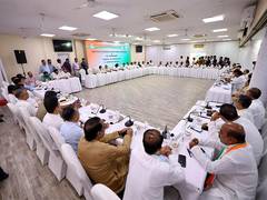 
      
      Congress President Mallikarjun Kharge holds key party meet
      
      