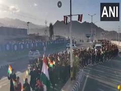 
      
      Indian Army takes out ‘Tiranga Yatra' in Leh
      
      