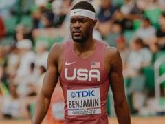 
      
      Ex WI cricketer basks in son Rai Benjamin’s Paris 2024 Olympics
      
      