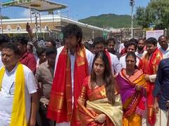 
      
      Varun Tej, Lavanya Tripathi visit Tirumala Tirupati temple
      
      