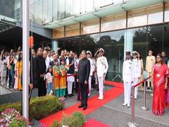 
      
      Sibi George hoists Tiranga in Japan on 78th Independence Day
      
      