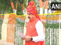 
      
      Madhya Pradesh CM Yadav hoists national flag on 78th Independence
      
      