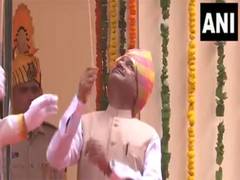 
      
      LS speaker Om Birla hoists national flag on Independence Day
      
      