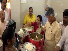 
      
      Chandrababu Naidu relaunches Anna Canteens in Gudivada
      
      