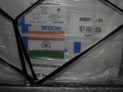 
      
      India dispatches anti-cancer drugs to Syria
      
      