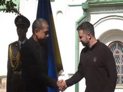 
      
      Zelenskyy receives letter of credence from Indian envoy in Kyiv
      
      