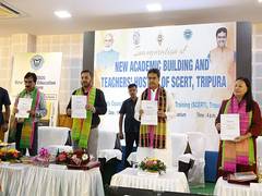 
      
      Tripura CM inaugurates new academic block of SCERT
      
      