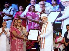 
      
      Union Home Minister Amit Shah distributes citizenship certificate
      
      