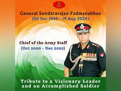 
      
      COAS General Dwivedi expresses his condolences on demise of former COAS General Sundararajan Padmana
      
      
