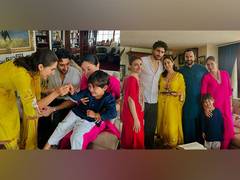 
      
      Raksha Bandhan 2024: Sara Ali Khan ties rakhi to Ibrahim, Jeh
      
      