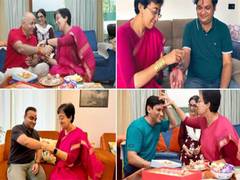 
      
      Delhi minister Atishi celebrates Raksha Bandhan 
      
      