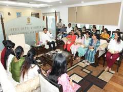 
      
      Union Minister Sonowal celebrates Raksha Bandhan 
      
      