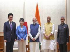 
      
      PM Modi meets Japan's Foreign,Defence ministers ahead of 2+2 meet
      
      