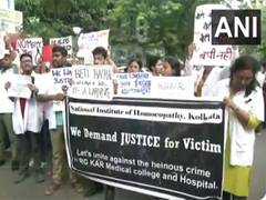 
      
      Protest continues as doctors awaits justice in Kolkata rape and m
      
      