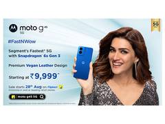 
      
      Motorola Launches moto g45 5G, Segment’s Fastest* 5G Smartphone
      
      