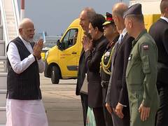 
      
      Prime Minister Narendra Modi arrives in Warsaw
      
      