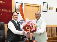 
      
      IFFCO MD meets Union Chemicals & Fertilizers Minister JP Nadda
      
      