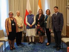
      
      PM Modi meets Polish Indologists, hails their contribution 
      
      