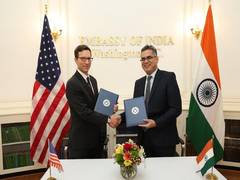 
      
      US, India ink reciprocal priority support for national defence
      
      