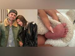 
      
      Justin Bieber, his wife Hailey welcome their first child
      
      