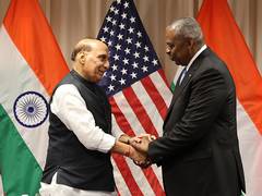 
      
      Rajnath, US Defence Secy laud SOSA between two countries
      
      