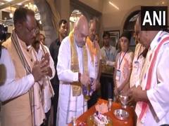 
      
      Chattisgarh: Home Minister Amit Shah visits Mahaprabhu Vallabhach
      
      