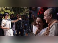 
      
      Kangana Ranaut shares BTS pictures from 'Emergency' sets
      
      