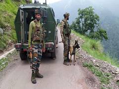 
      
      J-K:1 terrorist eliminated, warlike stores recovered in Baramulla
      
      