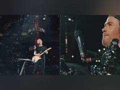 
      
      Chris Hemsworth plays drums at Ed Sheeran‘s concert in Romania
      
      