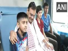 
      
      Rajasthan CM Bhajan Lal Sharma heads to Jodhpur via train
      
      