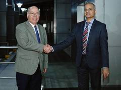 
      
      Brazil FM Mauro Vieira arrives in India
      
      