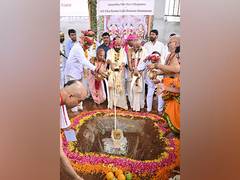 
      
      CM Reddy lays foundation stone for Hare Krishna Heritage Tower 
      
      