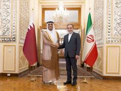 
      
      PM of Qatar, FM of Iran hold talks in Tehran
      
      