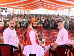 
      
      Haryana CM addresses Nonstop Haryana, Jan Ashirvad rally
      
      