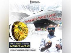 
      
      Chef Sanjay Thakur Promotes Millets at Mount Everest Base Camp
      
      