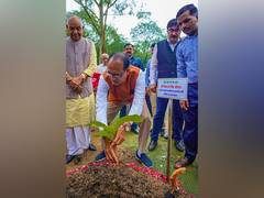 
      
      Chouhan plants sapling under 'Ek Ped Maa Ke Naam' campaign
      
      