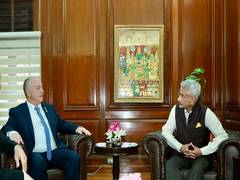 
      
      EAM Jaishankar receives Israel's Director General
      
      