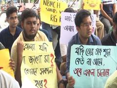 
      
      Kolkata rape-murder: North Bengal Medical College doctors protest
      
      