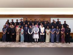 
      
      Indian Foreign Service officer trainees of 2023 batch call on PM 
      
      