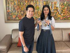 
      
      Manu Bhaker credits Sachin Tendulkar for inspiring her
      
      