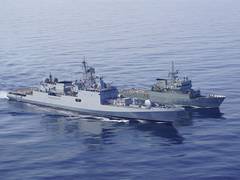 
      
      INS Tabar, Spanish Navy Ship Atalaya conduct MPX
      
      