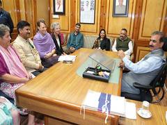 
      
      INRAE scientists call on Himachal CM to learn about natural farmi
      
      