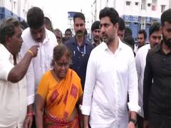 
      
      Andhra minister Nara Lokesh visits flood-hit areas in Mangalagiri
      
      