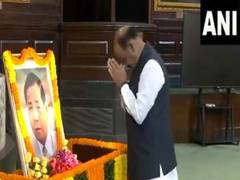 
      
      Om Birla pays floral tribute to former Speaker PA Sangma 
      
      