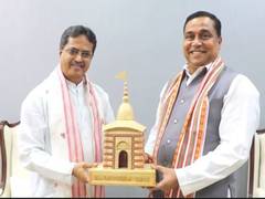 
      
      Tripura CM expresses gratitude to Assam CM Sarma for flood relief
      
      