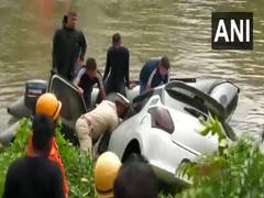 
      
      Car plunges into river at Saint Estevam in North Goa
      
      