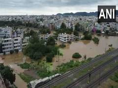 
      
      Andhra Rains: Budameru Vagu River in spate after heavy downpours
      
      