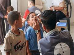 
      
      1,61,000 kids vaccinated against polio in Gaza in two days: WHO 
      
      