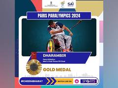 
      
      Dharambir takes gold, Pranav silver in club throw F51
      
      