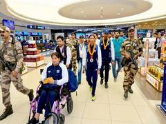 
      
      Deepthi returns home after bronze medal win at Paralympics
      
      